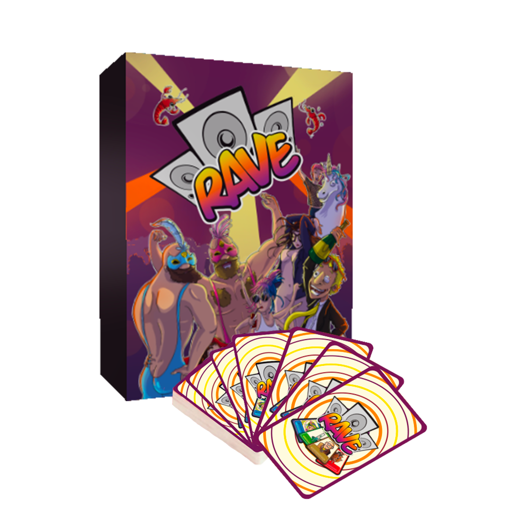 Red Card Rave RAVE CARD GAME BOX